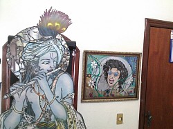 Atelier S.C.Sul-SP-Brasil:  Krishna e JT representados em Artes
